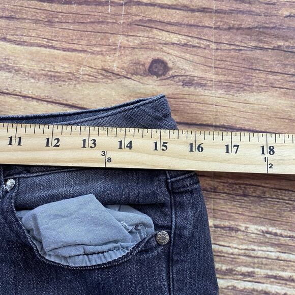 Lings Jeans Womens 11/12 Regular Fit Slim Denim Black Light Wash - Picture 5 of 10